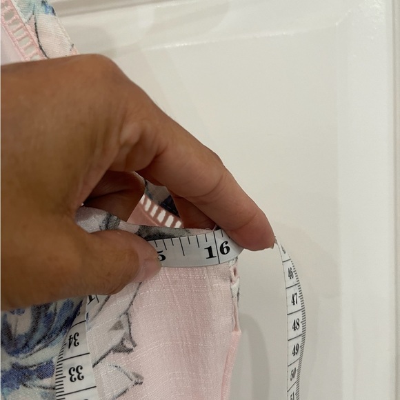 Candies Light Pink Floral Handkerchief Midi Dress - Picture 12 of 15